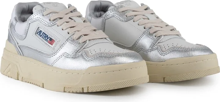 Autry Clc Sneakers In Metal Leather - Image 4