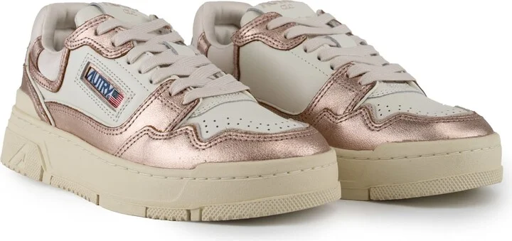 Autry Clc Sneakers In Metal Leather - Image 4