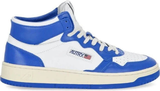 Autry Colourblock Hight-Top Lace-Up Sneakers