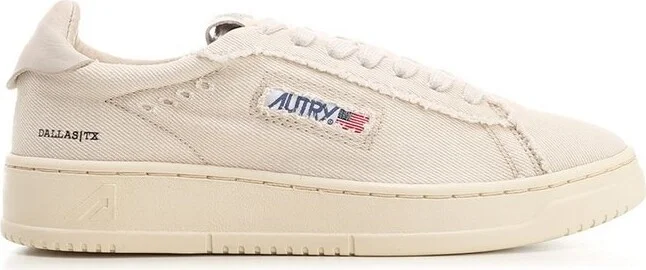 Autry Dallas Distressed Lace-Up Sneakers