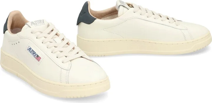 Autry Dallas Leather Low-Top Sneakers - Image 3