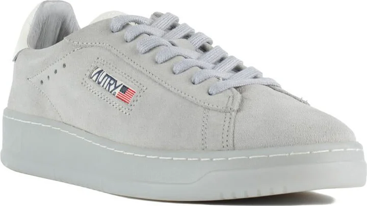 Autry Dallas Low Marshmallow Suede And Iris Sneakers - Image 3