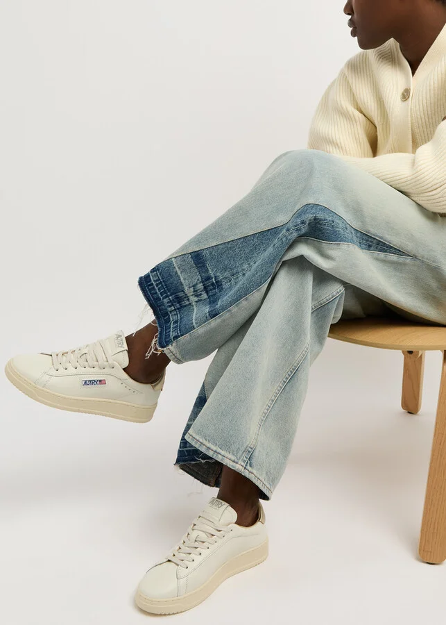 Autry Dallas Low Panelled Leather Sneakers - Image 5