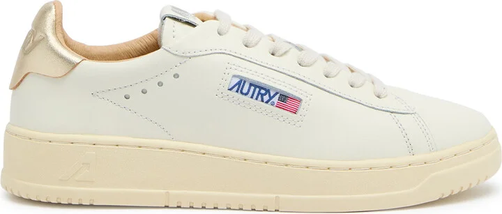 Autry Dallas Low Panelled Leather Sneakers