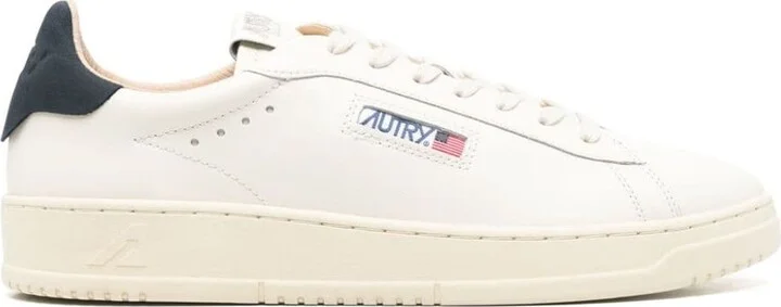 Autry Dallas Low White Leather And Space Sneakers - Image 2