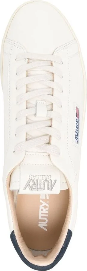 Autry Dallas Low White Leather And Space Sneakers - Image 3