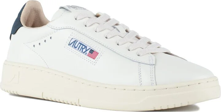 Autry Dallas Low White Leather And Space Sneakers - Image 3