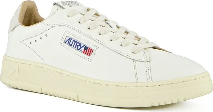 Autry Dallas Low White Leather Sneakers - Image 2