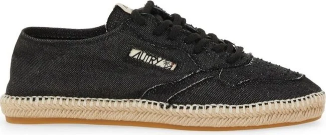 Autry Denim Lace-Up Sneakers