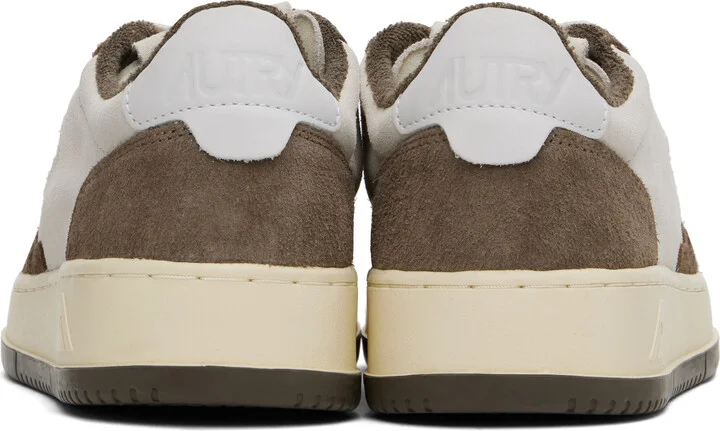 AUTRY Gray & Brown Medalist Low Sneakers - Image 2