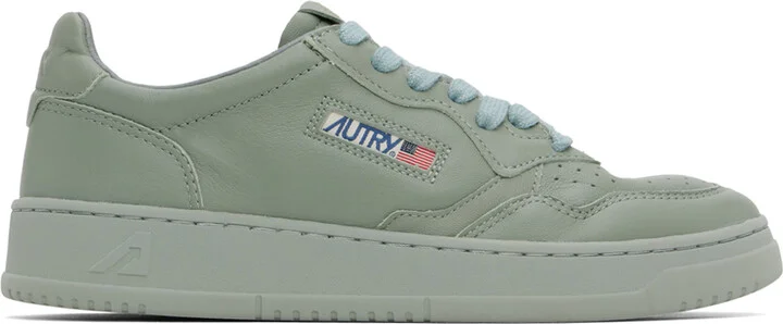 AUTRY Gray Medalist Low Sneakers