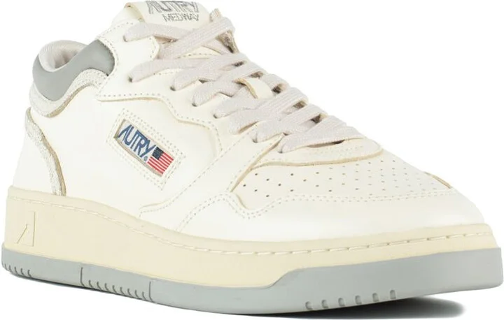 Autry Green Suede Medalist Low Sneakers - Image 3