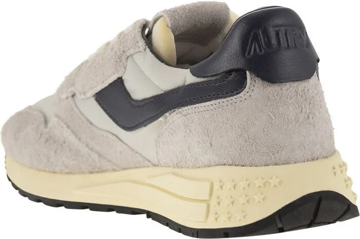 Autry Grey Suede And Nylon Reelwind Low Sneakers And Space - Image 2