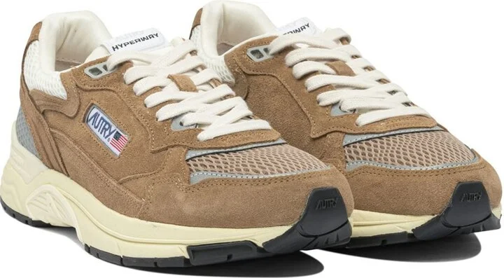 Autry Hyperway Low Man Suede/Mesh Cigar/Silv - Image 2