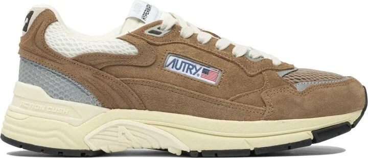 Autry Hyperway Low Man Suede/Mesh Cigar/Silv