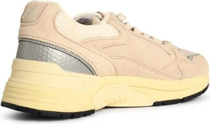 Autry 'Hyperway Low' Sandand Silver Mesh And Suede Sneakers - Image 3