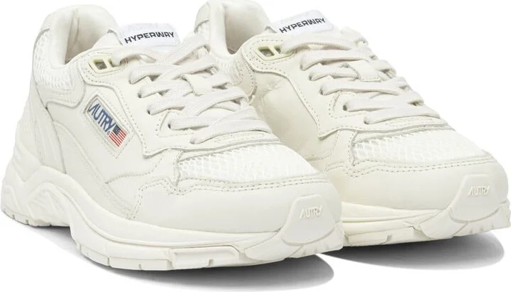 Autry Hyperway Low Wom Goat/Mesh Wiwht/Wiwht - Image 2