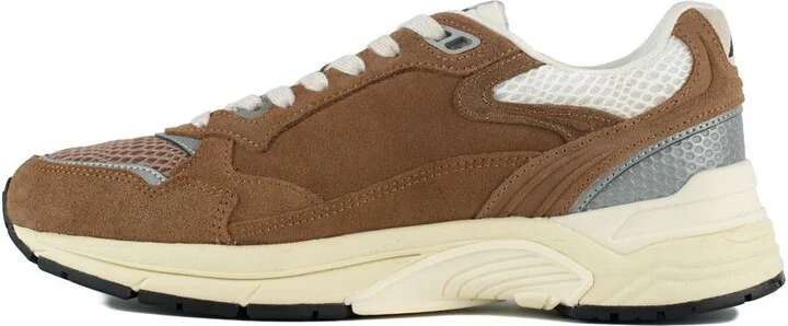 Autry Hyperway Sneakers In Mesh And Suede Cigar And Silver - Image 2
