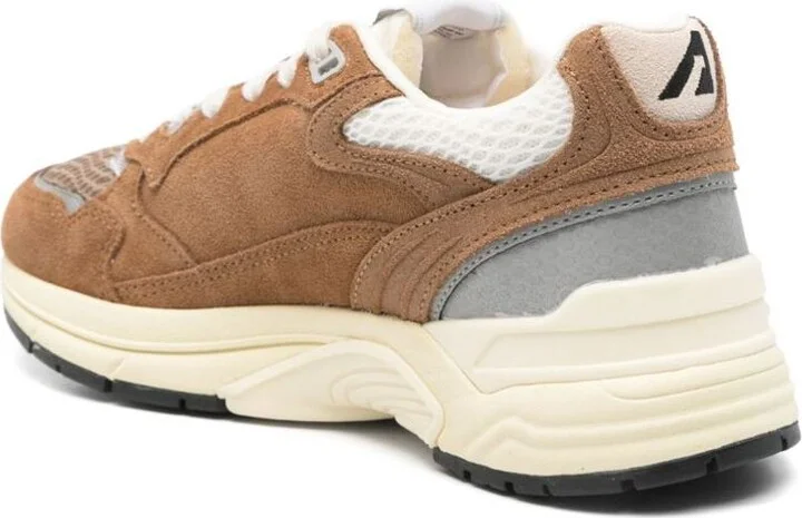 Autry 'Hyperway' Sneakers In Tobacco Brown Suede - Image 3