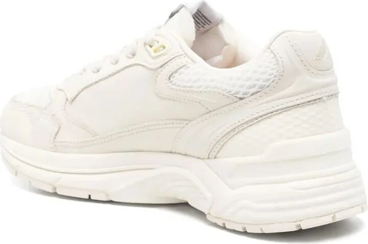Autry Hyperway Sneakers In Whisper White Laminated Leather And Mesh Shoes - Image 3