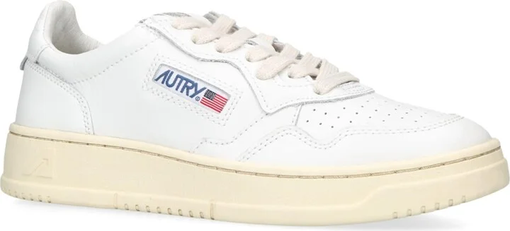 Autry Leather Medalist Low-Top Sneakers - Image 3
