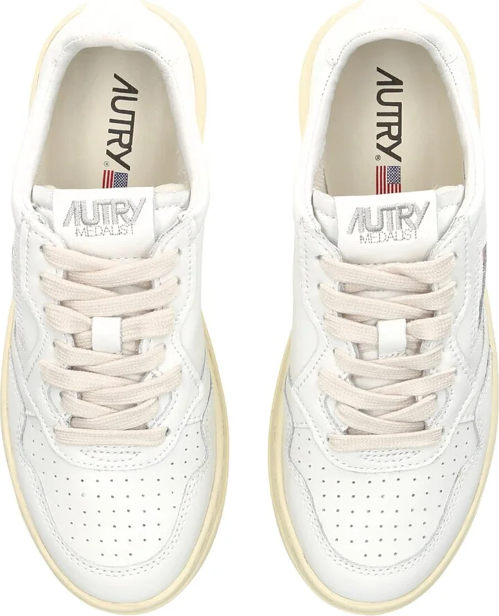 Autry Leather Medalist Low-Top Sneakers - Image 4