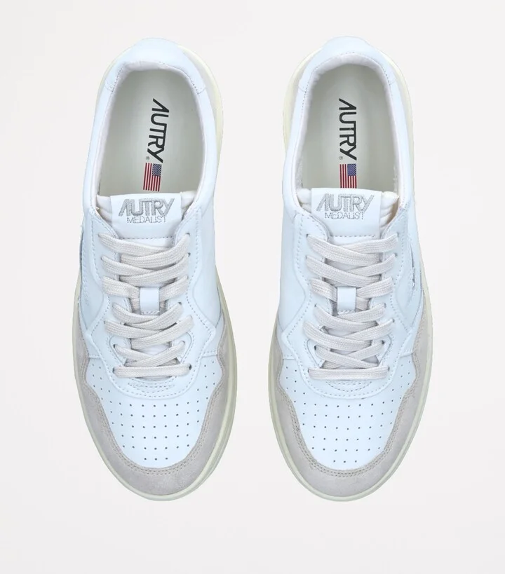 Autry Leather Medalist Low-Top Sneakers - Image 4