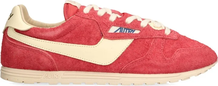 Autry Leather Windspin Low-Top Sneakers
