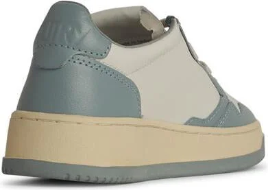 Autry Light Blue Leather Sneakers - Image 3
