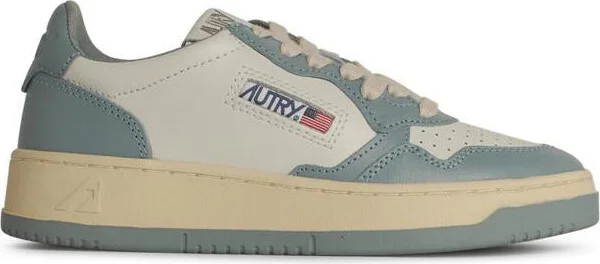 Autry Light Blue Leather Sneakers
