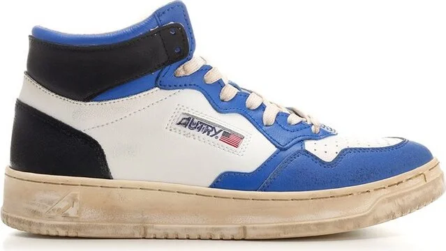Autry Logo Detailed Lace-Up Sneakers