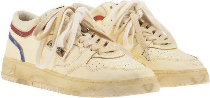 Autry Med-Way - Leather Sneakers - Image 4