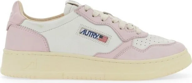 Autry Medalist Bicolor Lace-Up Sneakers