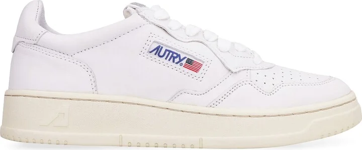 Autry Medalist Leather Low-Top Sneakers - Image 2