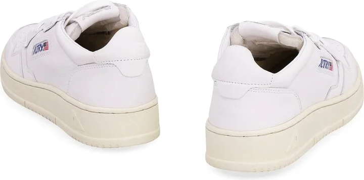 Autry Medalist Leather Low-Top Sneakers - Image 4
