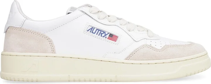 Autry Medalist Leather Low-Top Sneakers - Image 2
