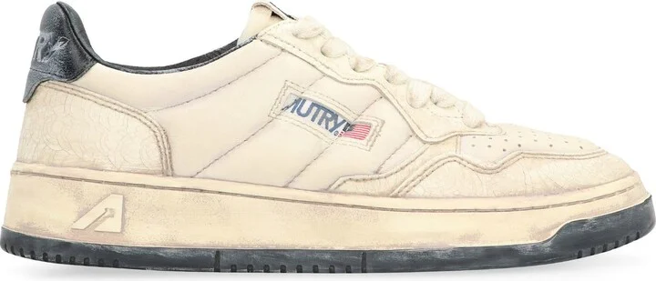 Autry Medalist Leather Low-Top Sneakers - Image 2