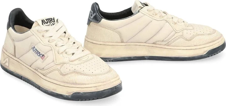 Autry Medalist Leather Low-Top Sneakers - Image 3