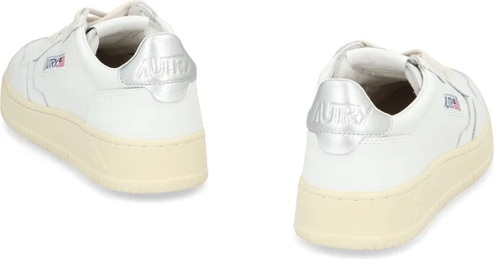 Autry Medalist Leather Low-Top Sneakers - Image 4