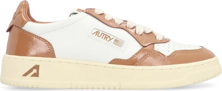 Autry Medalist Leather Low-Top Sneakers - Image 2