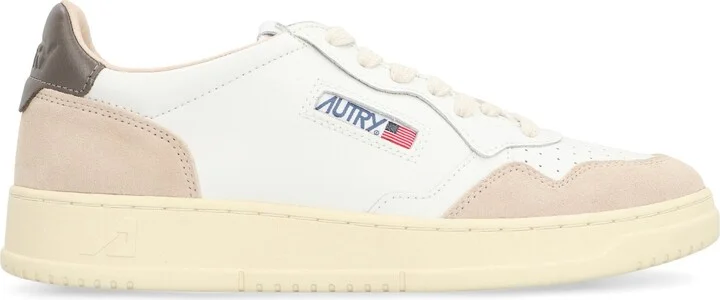Autry Medalist Leather Low-Top Sneakers - Image 2