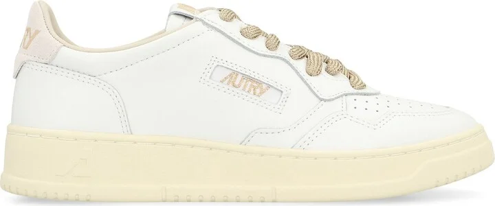 Autry Medalist Leather Low-Top Sneakers - Image 2
