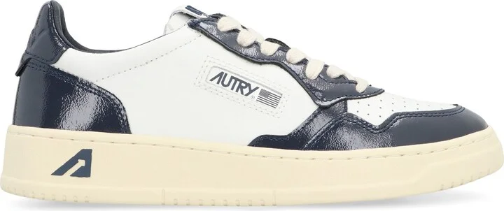Autry Medalist Leather Low-Top Sneakers - Image 2