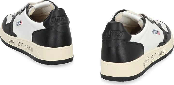 Autry Medalist Leather Low-Top Sneakers - Image 4
