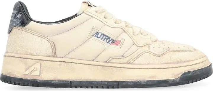 Autry Medalist Leather Low-Top Sneakers