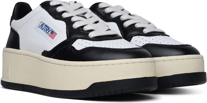 Autry Medalist Leather Platform Sneakers - Image 2