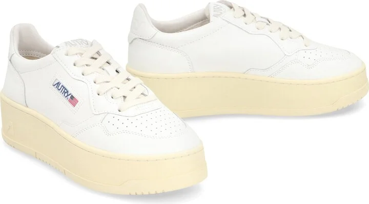 Autry Medalist Leather Platform Sneakers - Image 3