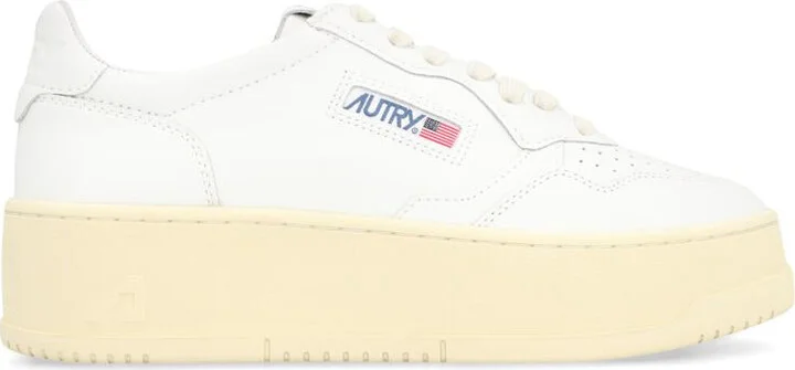 Autry Medalist Leather Platform Sneakers