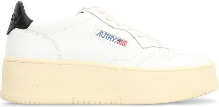 Autry Medalist Leather Platform Sneakers