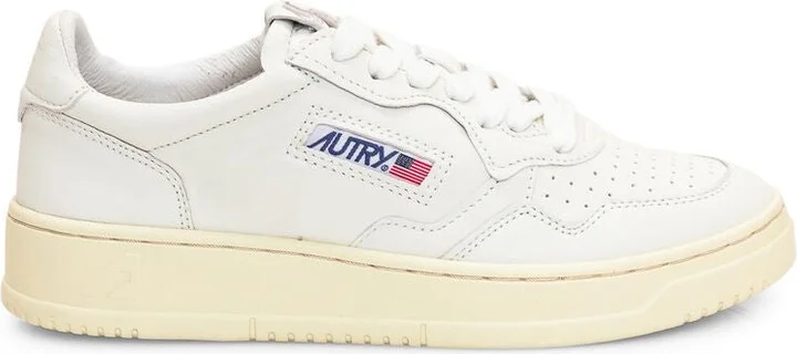 Autry Medalist Leather Sneakers - Image 2